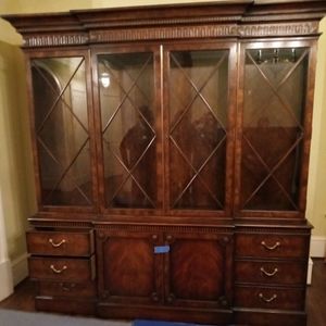 1881 Princess Diana mahogany Chippendale china c